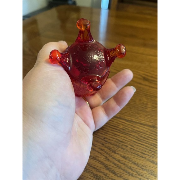 Guernsey Saratoga Indian Chief Toothpick Holder Ruby Glass 1903 Pittsburgh - Picture 10 of 14